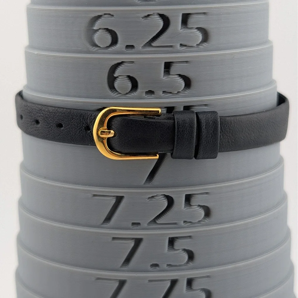 Vintage Parker Swiss Made Manual Wind Mid Century Blue Gold Fleck Watch 31mm